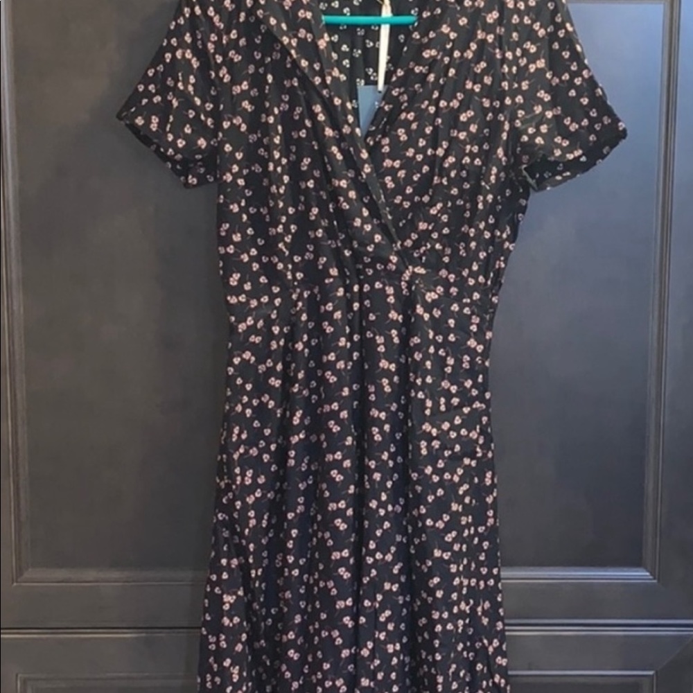ModCloth Floral MIDI Dress